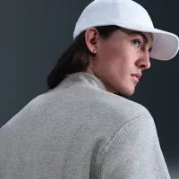 Nike Sportswear Club чоловічі 1/2-Zip Fleece Top колір сірий