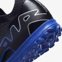 Nike Jr. Mercurial Vapor 15 Academy Little/Big Kids' Turf Low-Top Soccer Кросівки колір чорний