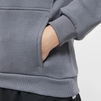 Nike Ja Big детские Pullover баскетбольные Толстовка с капюшоном цвет серый