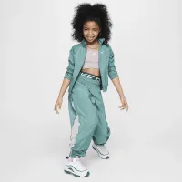 Nike Sportswear Big детские (Girls') Woven Pants цвет зеленый