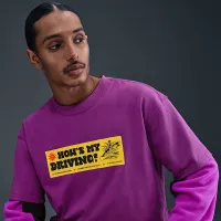 Nike ACG мужские футболка цвет фиолетовый