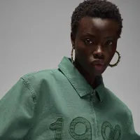 Nike Jordan x Nina Chanel Abney Canvas Куртка цвет зеленый