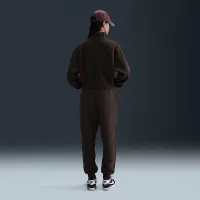 Nike Sportswear Phoenix Plush женская Mid-Rise Cozy Fleece Pants цвет коричневый