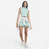 Nike Sportswear Collection женская Mock-Neck Cropped Tank цвет зеленый