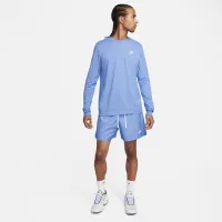 Nike Sportswear Club Men's Long-Sleeve T-Shirt Blue