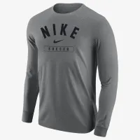 Nike Swoosh мужские Soccer Long-Sleeve футболка цвет серый