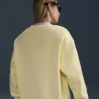 Nike Sportswear Phoenix Fleece женская оверсайз Crew-Neck свитшот цвет коричневый