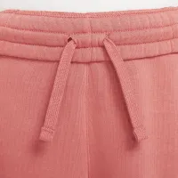 Nike Sportswear Club Fleece Big дитячі (Girls') Wide-Leg Pants колір червоний