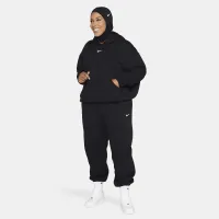 Nike Sportswear Phoenix Fleece жіноча оверсайз Pullover Толстовка з капюшоном колір чорний