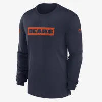 Chicago Bears Sideline Player Team Issue Men’s Nike Dri-FIT Long-Sleeve Top блакитний