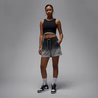 Nike Jordan Flight Fleece жіноча French Terry шорти колір сірий