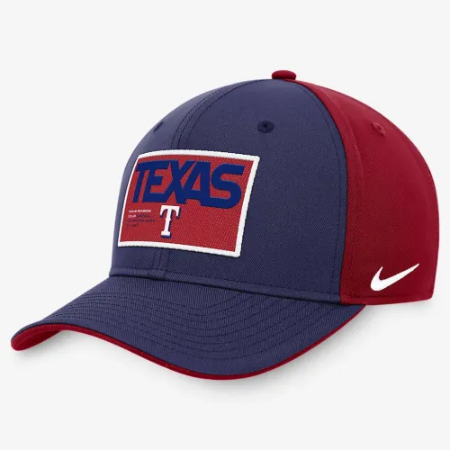Texas Rangers Classic99 Color Block мужские Nike MLB Adjustable Hat синий