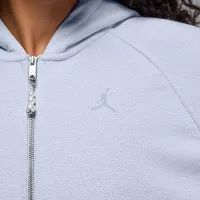 Nike Jordan Flight Fleece жіноча Full-Zip Толстовка з капюшоном колір сірий