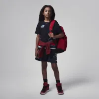 Nike Jordan MJ Moto Big дитячі Fleece шорти колір чорний
