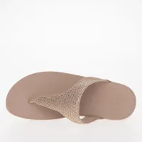 Japonki FitFlop Lulu Crystal Embellished Toe-Post босоніжки EC5-323 - Рожеві