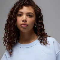 Nike Jordan Brooklyn Fleece жіноча Crew-Neck світшот блакитний