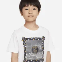 Paris Saint-Germain Big детские Nike Soccer футболка цвет белый