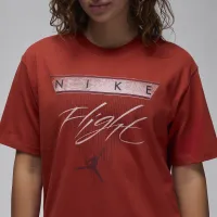 Nike Jordan Flight Heritage жіноча Graphic футболка колір червоний