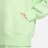Nike Sportswear Phoenix Fleece женская Over-оверсайз Pullover Толстовка с капюшоном цвет зеленый