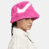 Nike Apex Faux Fur Swoosh Bucket Pink