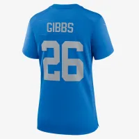 Jahmyr Gibbs Detroit Lions жіноча Nike NFL Game Football Jersey блакитний