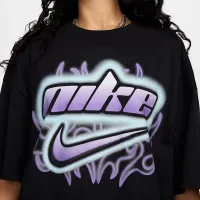 Nike Sportswear женская оверсайз Graphic футболка цвет черный
