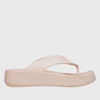 Шльопанці Crocs Getaway Platform Flip 209410-6UR - Бежевий