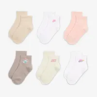 Nike Flow-Ral Little детские Ankle носки (6 пары) цвет белый