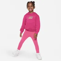 Nike Sportswear Club Fleece Holiday Shine Толстовка с капюшоном Toddler Толстовка с капюшоном Pink