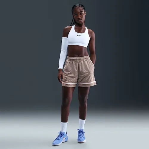 Nike Crossover женская Dri-FIT баскетбольные шорты цвет коричневый