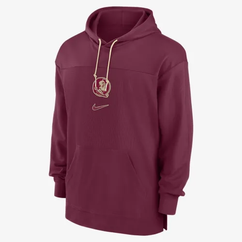 Florida State Seminoles Sideline Jersey мужские Nike Dri-FIT College Pullover Толстовка с капюшоном цвет красный