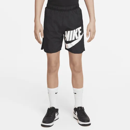 Nike Sportswear Big дитячі (для хлопчиків) Woven шорти колір чорний