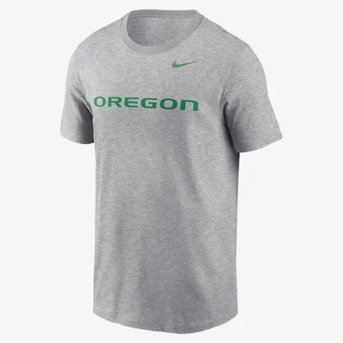 Oregon Ducks Primetime Wordmark чоловічі Nike College футболка колір сірий