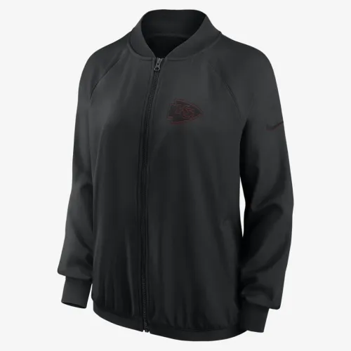 Kansas City Chiefs женская Nike Dri-FIT NFL Full-Zip Куртка цвет черный