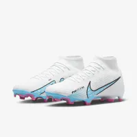 Nike Mercurial Superfly 9 Academy Multi-Ground High-Top футбольные бутсы цвет белый
