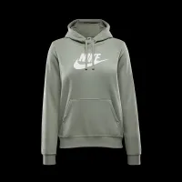 Nike Sportswear Club Fleece жіноча Logo Pullover Толстовка з капюшоном колір зелений