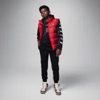 Nike Jordan Big детские Plaid Jumpman футболка цвет черный