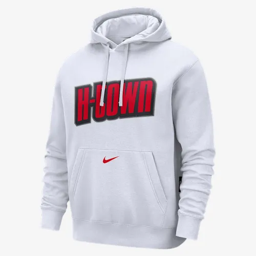 Houston Rockets Club City Edition чоловічі Nike NBA Fleece Pullover Толстовка з капюшоном колір білий