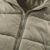 Nike Sportswear Classic Puffer женская Therma-FIT Loose Hooded Куртка цвет зеленый