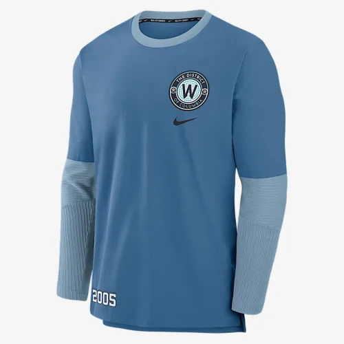 Washington Nationals Authentic Collection City Connect Player мужские Nike Dri-FIT MLB Pullover Куртка синий