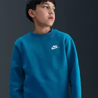 Nike Sportswear Club Fleece Big детские свитшот синий