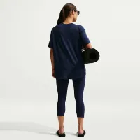 Nike One Relaxed жіноча Dri-FIT Short-Sleeve Top блакитний