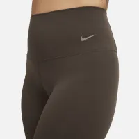 Nike Zenvy женская Gentle-Support С высокой Талией 7/8 лосины цвет коричневый