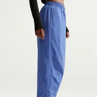 Nike Sportswear женская оверсайз С высокой Талией Woven Pants синий