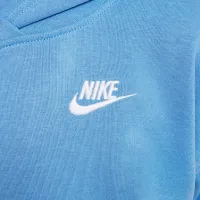 Nike Sportswear Club Fleece Big детские оверсайз Pullover Толстовка с капюшоном синий