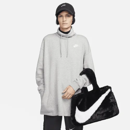 Nike Sportswear Faux Fur Tote (10L) колір чорний