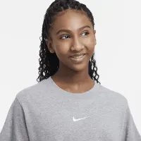 Nike Sportswear Big дитячі (Girls') футболка колір сірий