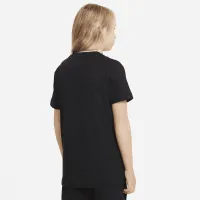 Nike Sportswear Big детские хлопковыефутболка цвет черный