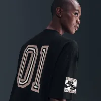 Nike Sportswear Essentials женская оверсайз футболка цвет черный