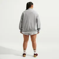 Nike Sportswear Phoenix Fleece жіноча Over-оверсайз 1/4-Zip (великі розміри) колір сірий